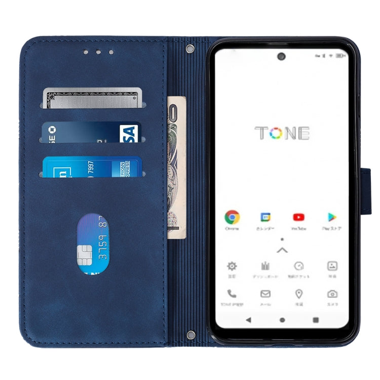 For Tone E22 Crossbody 3D Embossed Flip Leather Phone Case