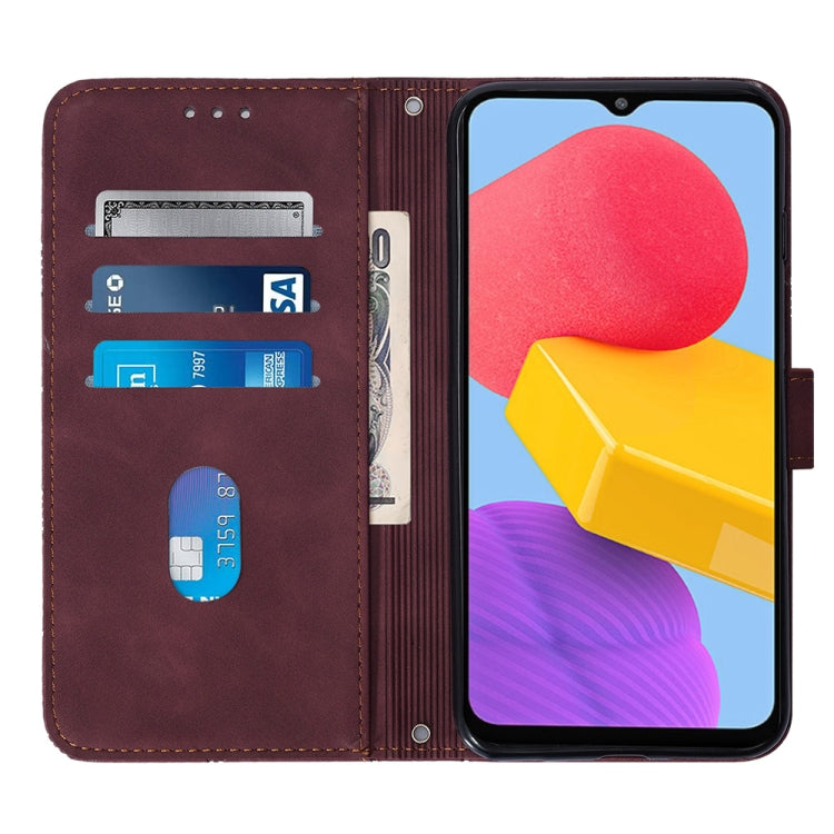 For Samsung Galaxy A23E / A22E / A23S / A23 5G Crossbody 3D Embossed Flip Leather Phone Case