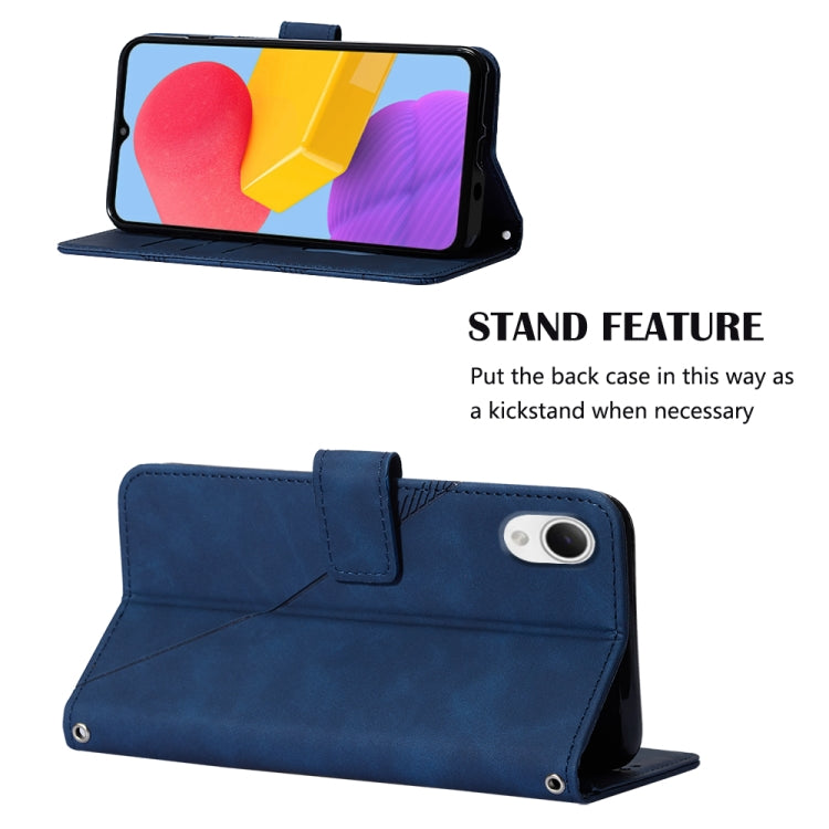 For Samsung Galaxy A23E / A22E / A23S / A23 5G Crossbody 3D Embossed Flip Leather Phone Case