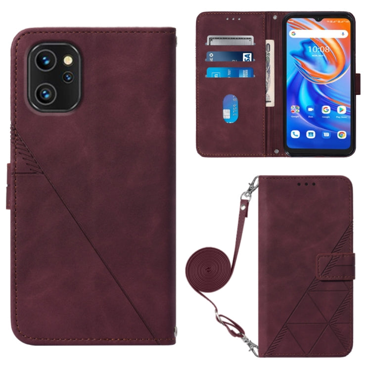 For UMIDIGI A13 / A13 Pro / A13S Crossbody 3D Embossed Flip Leather Phone Case
