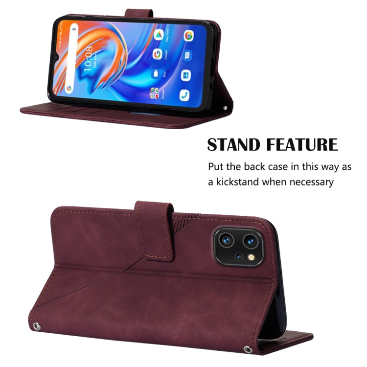 For UMIDIGI A13 / A13 Pro / A13S Crossbody 3D Embossed Flip Leather Phone Case