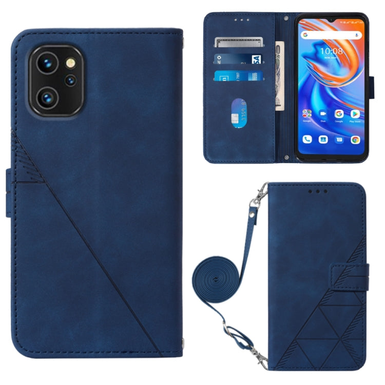 For UMIDIGI A13 / A13 Pro / A13S Crossbody 3D Embossed Flip Leather Phone Case