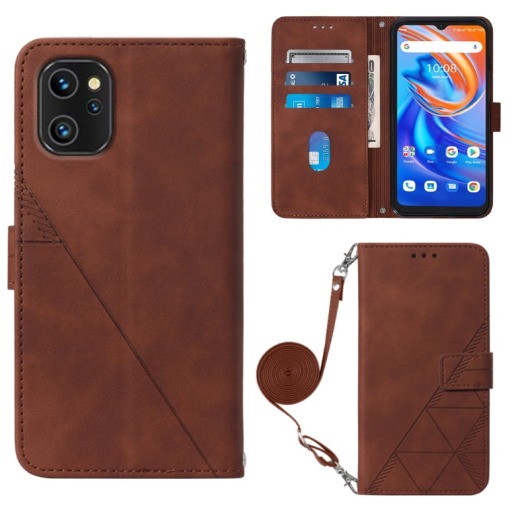 For UMIDIGI A13 / A13 Pro / A13S Crossbody 3D Embossed Flip Leather Phone Case
