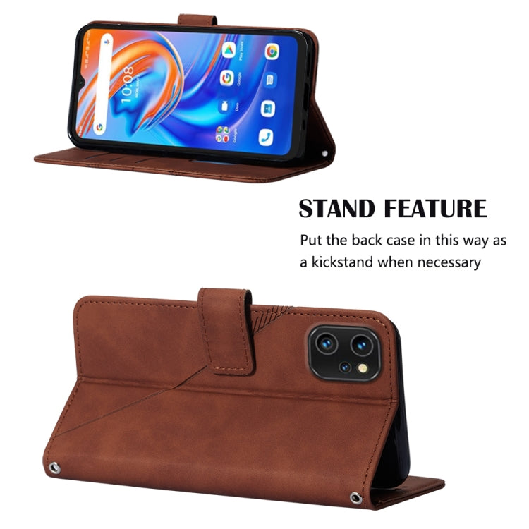 For UMIDIGI A13 / A13 Pro / A13S Crossbody 3D Embossed Flip Leather Phone Case