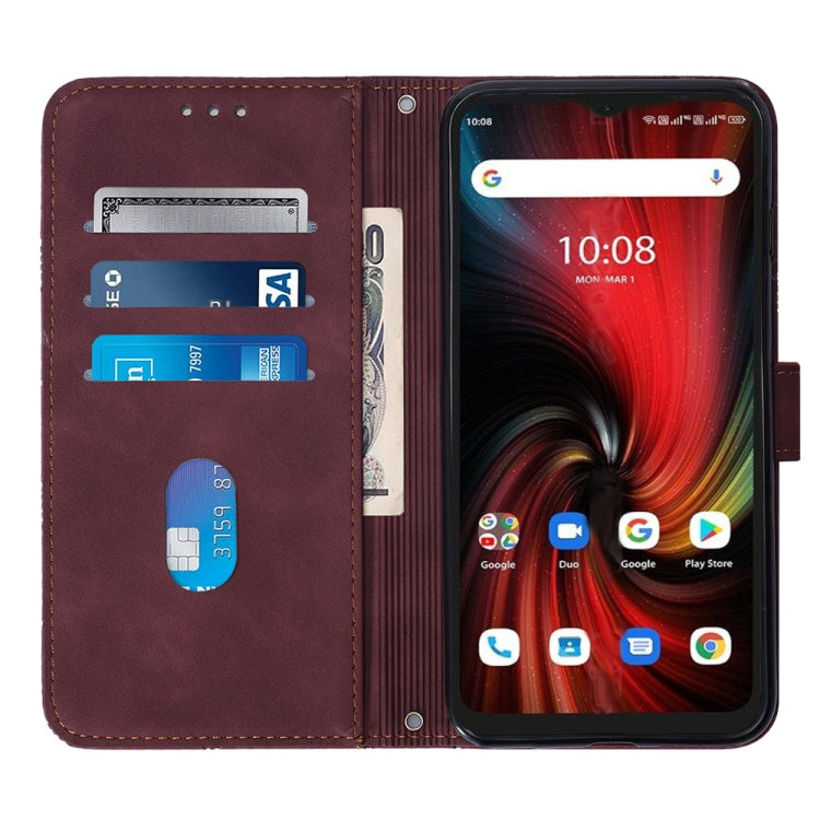 For UMIDIGI F3 4G / F3 5G / F3 SE / F3S Crossbody 3D Embossed Flip Leather Phone Case