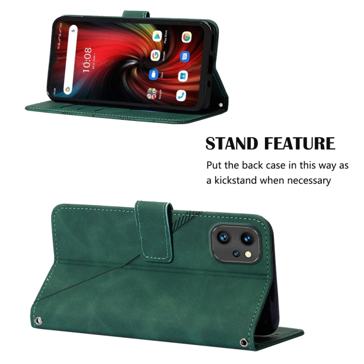 For UMIDIGI F3 4G / F3 5G / F3 SE / F3S Crossbody 3D Embossed Flip Leather Phone Case