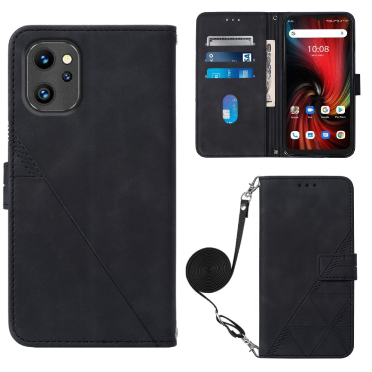 For UMIDIGI F3 4G / F3 5G / F3 SE / F3S Crossbody 3D Embossed Flip Leather Phone Case