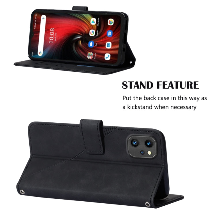 For UMIDIGI F3 4G / F3 5G / F3 SE / F3S Crossbody 3D Embossed Flip Leather Phone Case