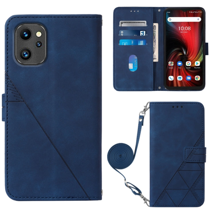 For UMIDIGI F3 4G / F3 5G / F3 SE / F3S Crossbody 3D Embossed Flip Leather Phone Case