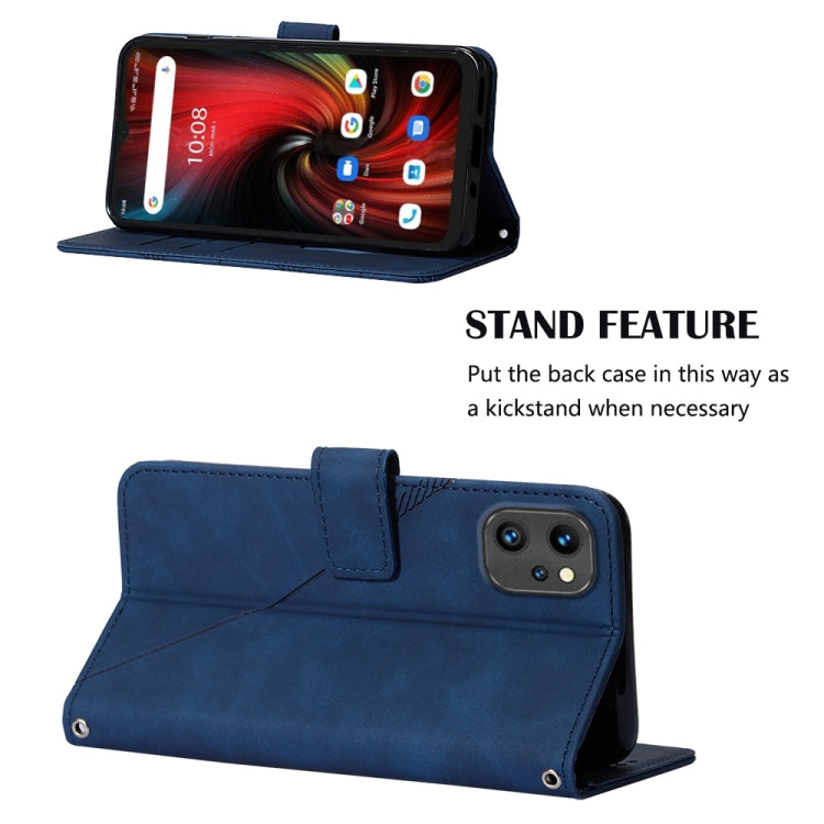 For UMIDIGI F3 4G / F3 5G / F3 SE / F3S Crossbody 3D Embossed Flip Leather Phone Case