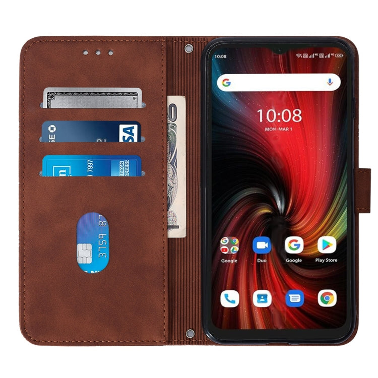 For UMIDIGI F3 4G / F3 5G / F3 SE / F3S Crossbody 3D Embossed Flip Leather Phone Case