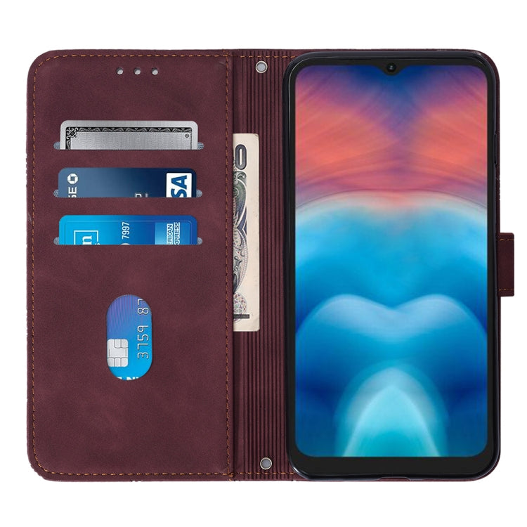 For UMIDIGI G1 Crossbody 3D Embossed Flip Leather Phone Case