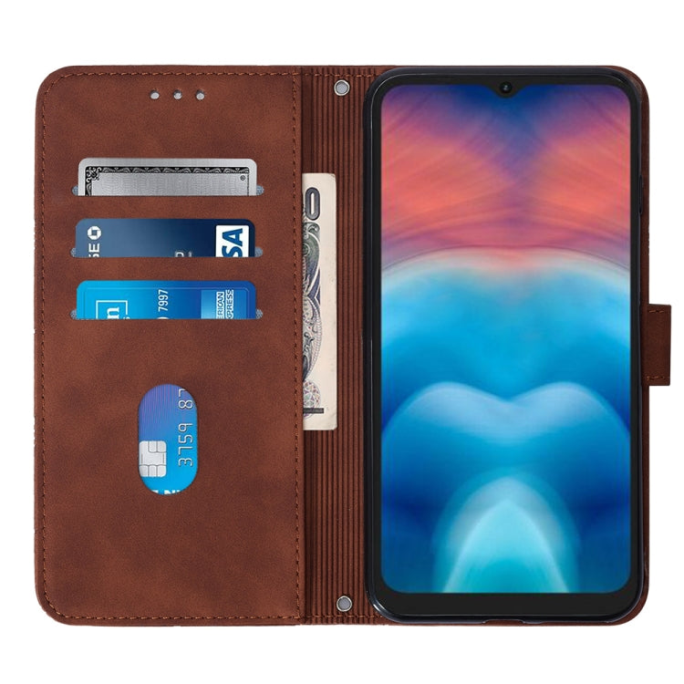 For UMIDIGI G1 Crossbody 3D Embossed Flip Leather Phone Case