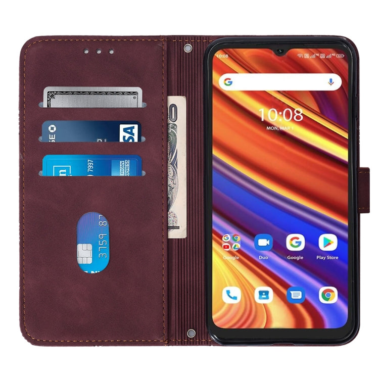 For UMIDIGI Power 7 / Power 7S Crossbody 3D Embossed Flip Leather Phone Case