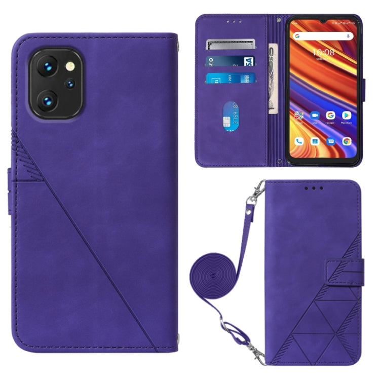 For UMIDIGI Power 7 / Power 7S Crossbody 3D Embossed Flip Leather Phone Case