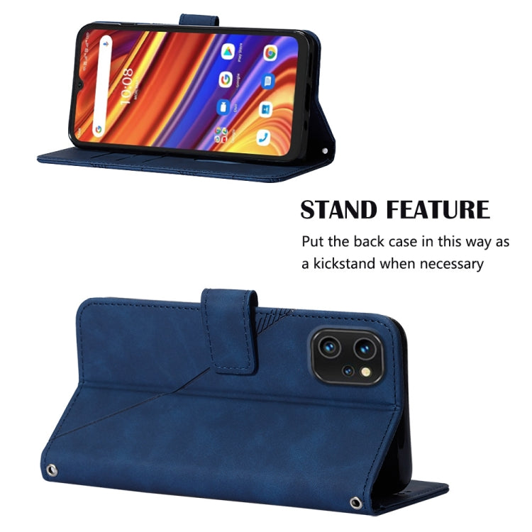For UMIDIGI Power 7 / Power 7S Crossbody 3D Embossed Flip Leather Phone Case