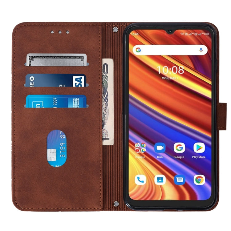 For UMIDIGI Power 7 / Power 7S Crossbody 3D Embossed Flip Leather Phone Case