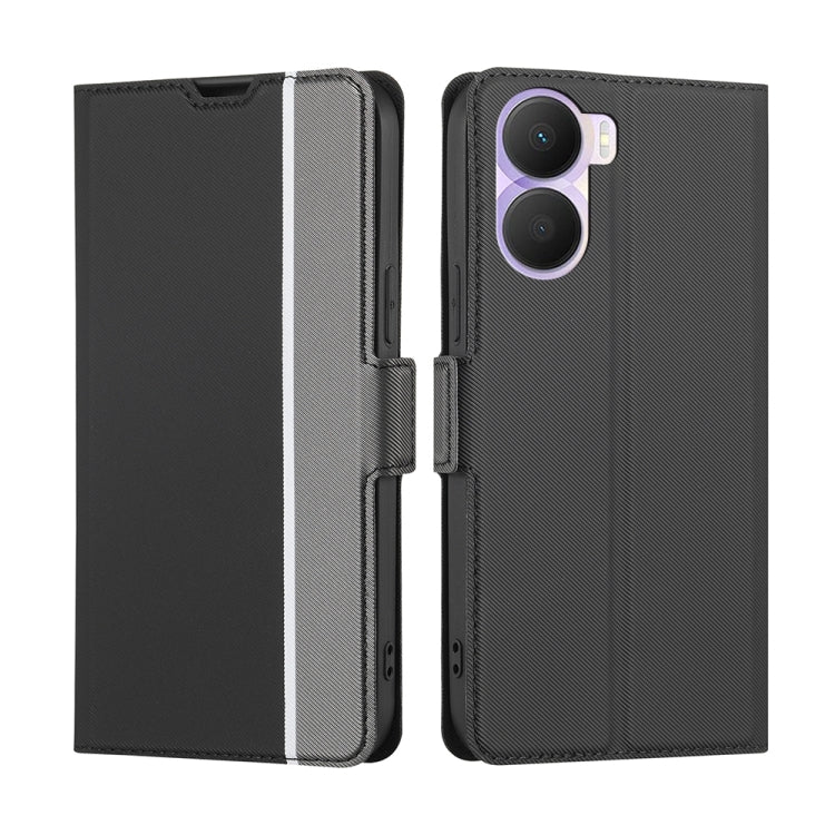 For Honor Play 40 Plus Twill Texture Side Buckle Leather Phone Case