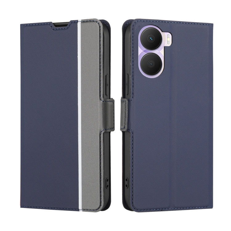 For Honor Play 40 Plus Twill Texture Side Buckle Leather Phone Case