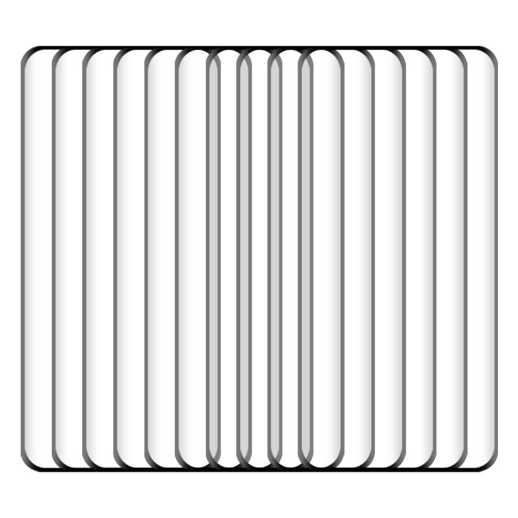 50 PCS 3D Curved Silk-screen PET Full Coverage Protective Film for OnePlus 7 Pro(Black)