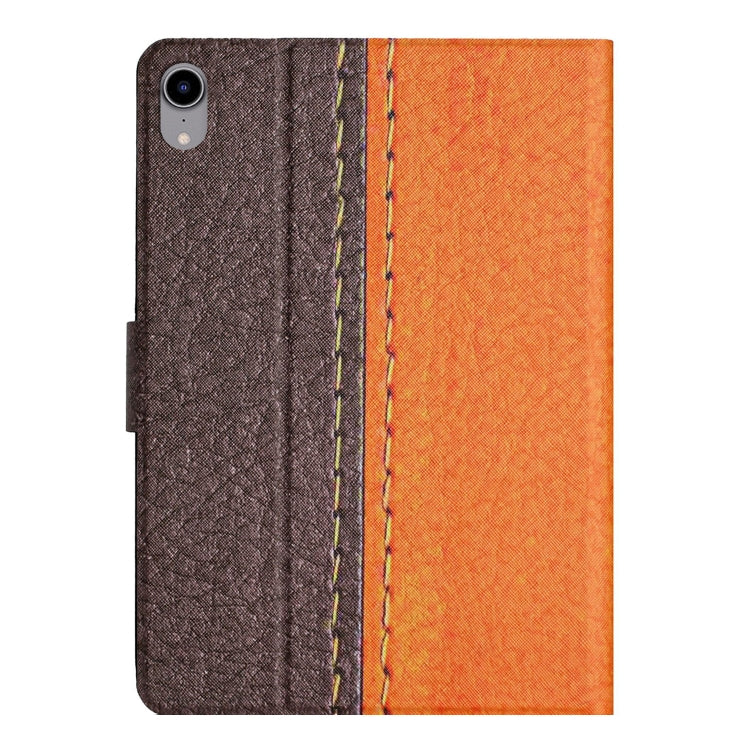 For iPad 10th Gen 10.9 2022 Stitching Solid Color Flip Leather Smart Tablet Case