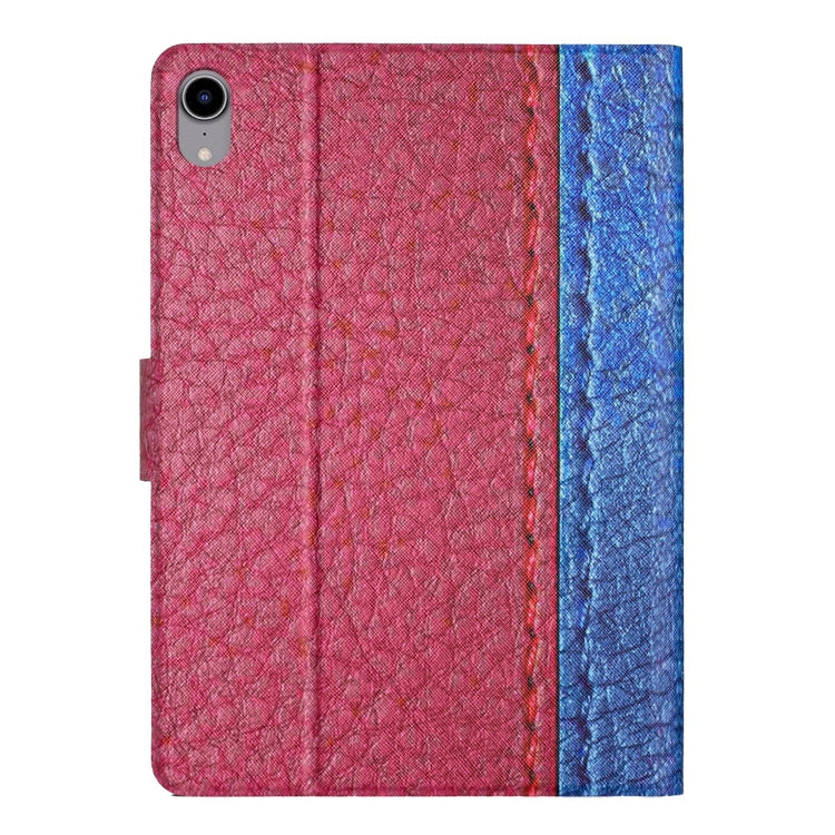 For iPad 10th Gen 10.9 2022 Stitching Solid Color Flip Leather Smart Tablet Case