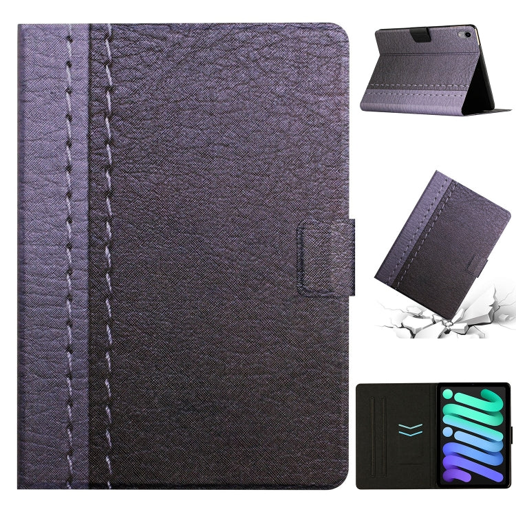For iPad 10th Gen 10.9 2022 Stitching Solid Color Flip Leather Smart Tablet Case