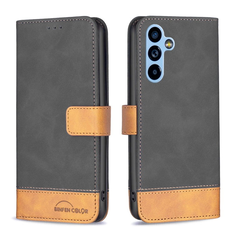 For Samsung Galaxy A54 5G BF11 Color Matching Skin Feel Leather Phone Case