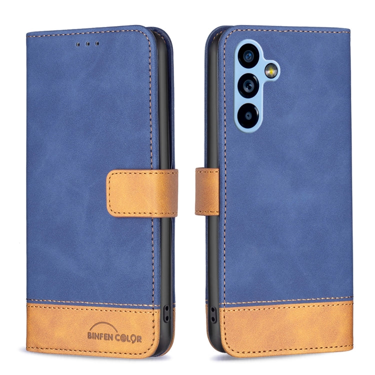 For Samsung Galaxy A54 5G BF11 Color Matching Skin Feel Leather Phone Case