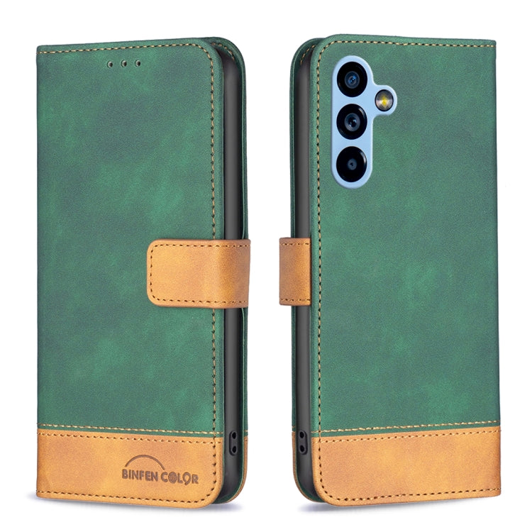 For Samsung Galaxy A54 5G BF11 Color Matching Skin Feel Leather Phone Case