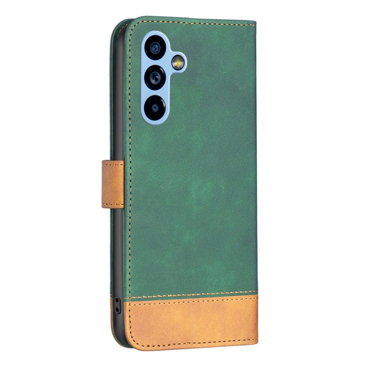 For Samsung Galaxy A54 5G BF11 Color Matching Skin Feel Leather Phone Case