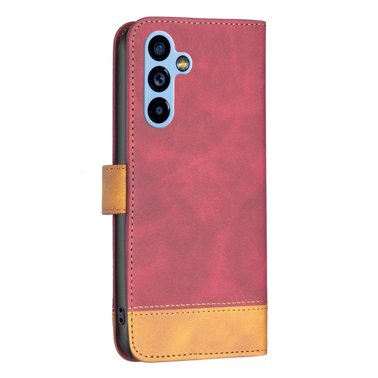 For Samsung Galaxy A54 5G BF11 Color Matching Skin Feel Leather Phone Case