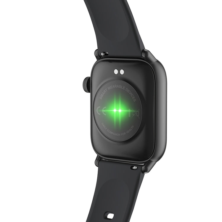 hoco Y3 1.69 inch 2.5D HD Capacitive Touch Screen IP68 Smart Sports Watch(Black)