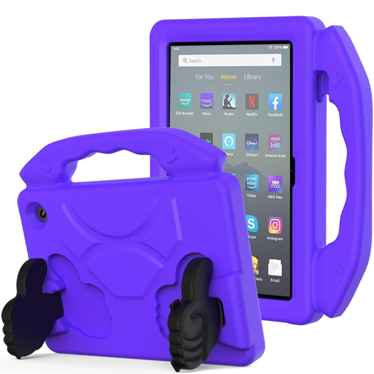 For Amazon Kindle Fire 7 2022 Children EVA Shockproof Tablet Case with Thumb Bracket