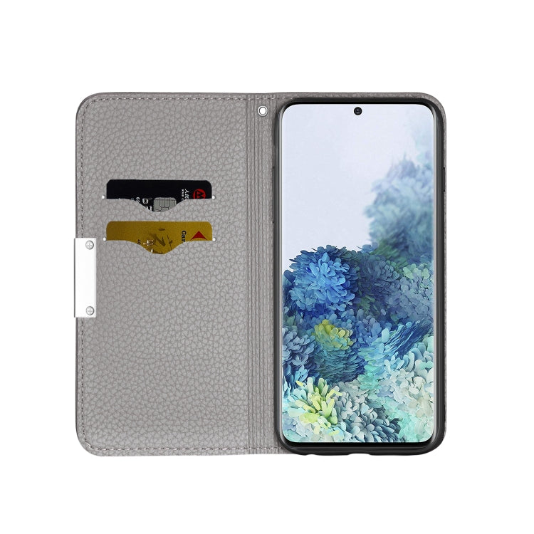 For Galaxy A51 Litchi Texture Horizontal Flip Protective Case with Holder & Card Slots