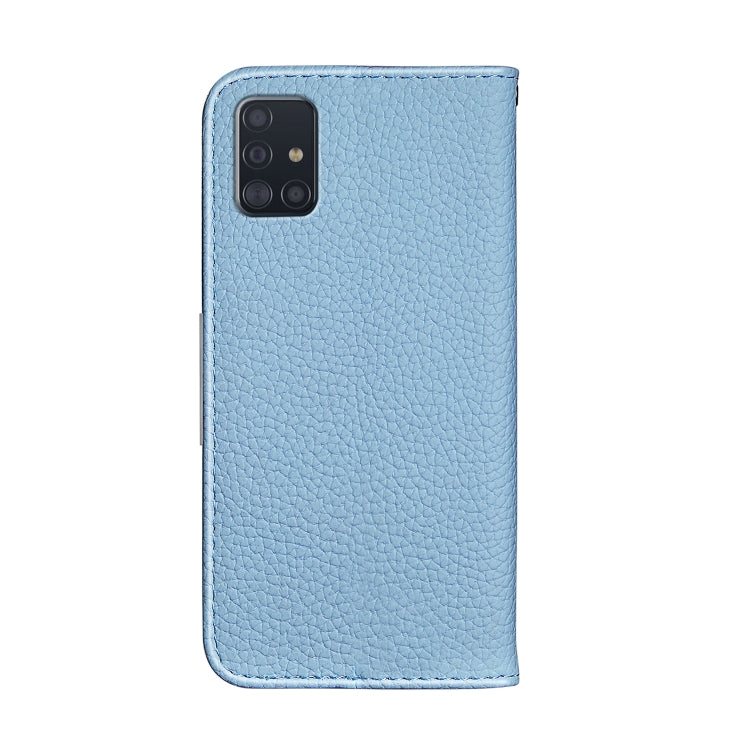 For Galaxy A71 Litchi Texture Horizontal Flip Protective Case with Holder & Card Slots