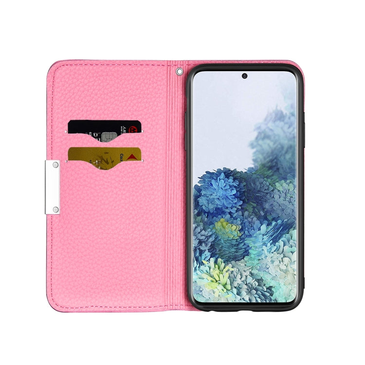 For Galaxy A71 Litchi Texture Horizontal Flip Protective Case with Holder & Card Slots