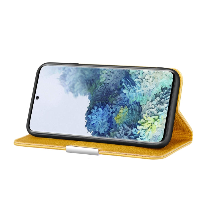 For Galaxy A71 Litchi Texture Horizontal Flip Protective Case with Holder & Card Slots