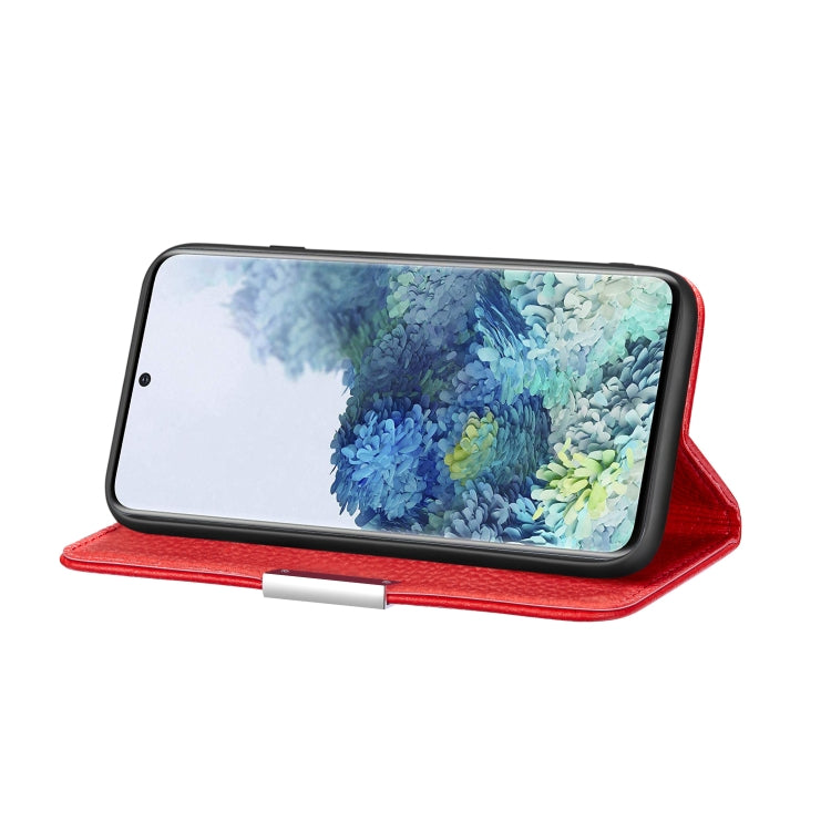 For Galaxy A71 Litchi Texture Horizontal Flip Protective Case with Holder & Card Slots