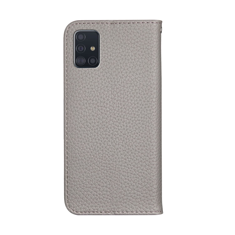 For Galaxy A71 Litchi Texture Horizontal Flip Protective Case with Holder & Card Slots