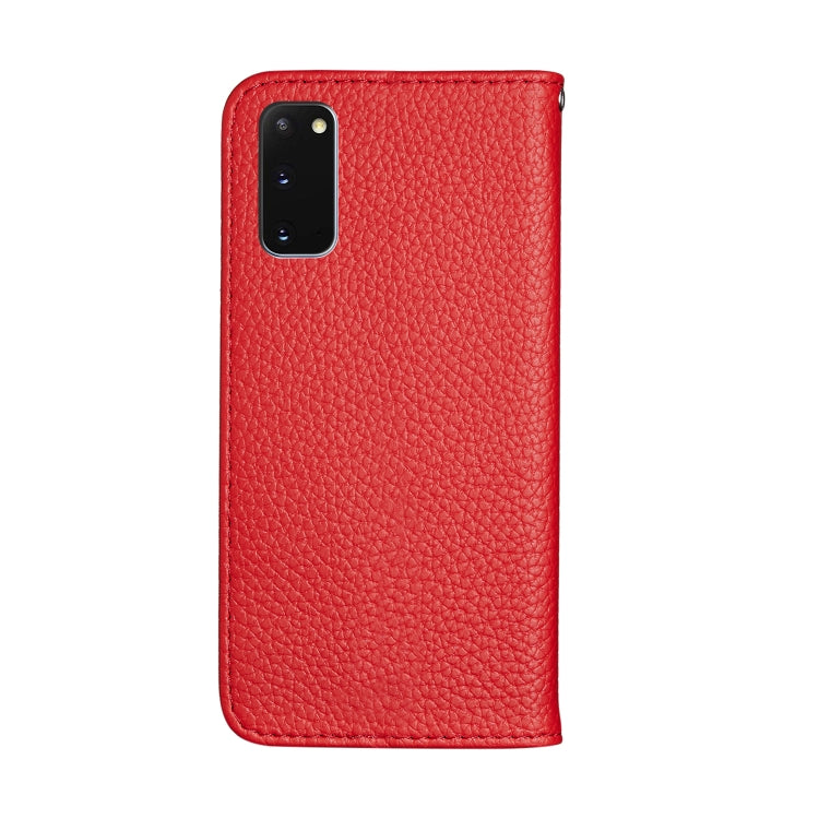 For Galaxy S20 Litchi Texture Horizontal Flip Protective Case with Holder & Card Slots