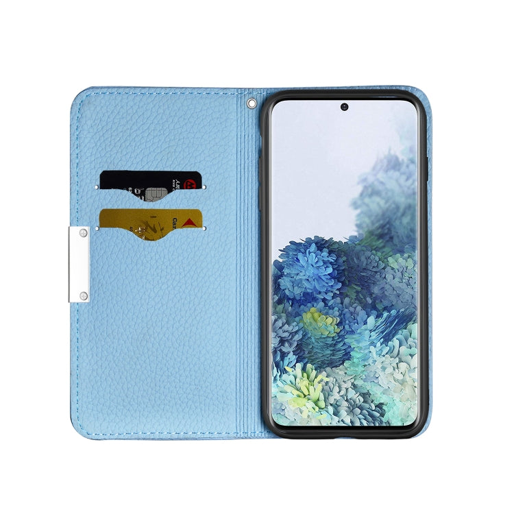For Galaxy S20 Plus Litchi Texture Horizontal Flip Protective Case with Holder & Card Slots