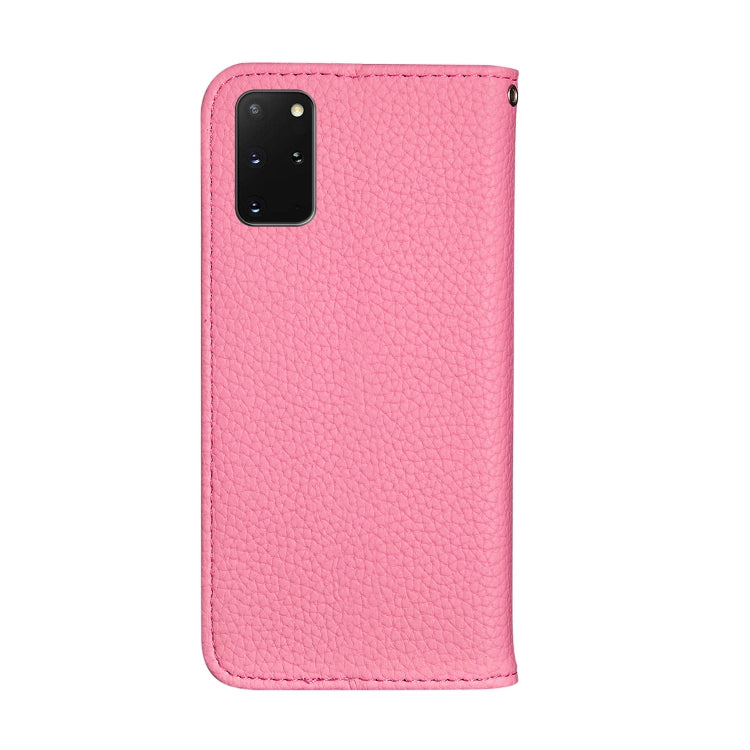 For Galaxy S20 Plus Litchi Texture Horizontal Flip Protective Case with Holder & Card Slots