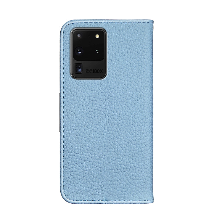 For Galaxy S20 Ultra Litchi Texture Horizontal Flip Protective Case with Holder & Card Slots