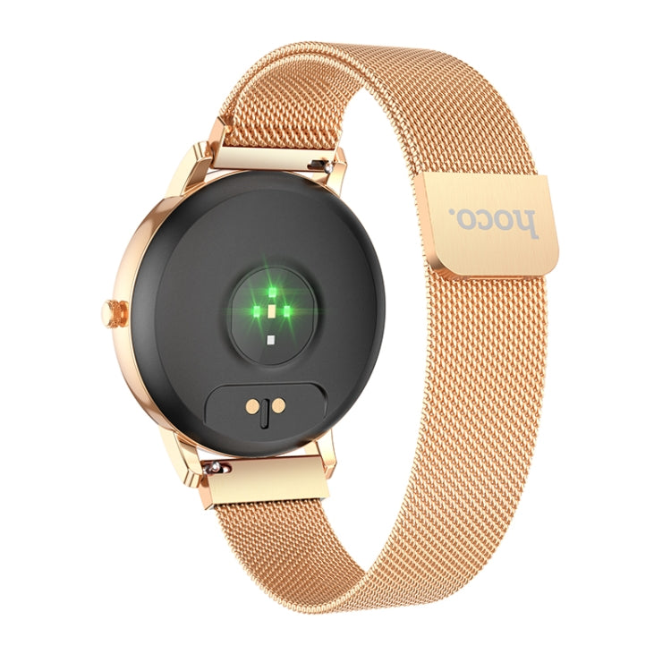 hoco Y8 1.09 inch TFT Screen IP68 Waterproof Smart Sports Watch(Rose Gold)