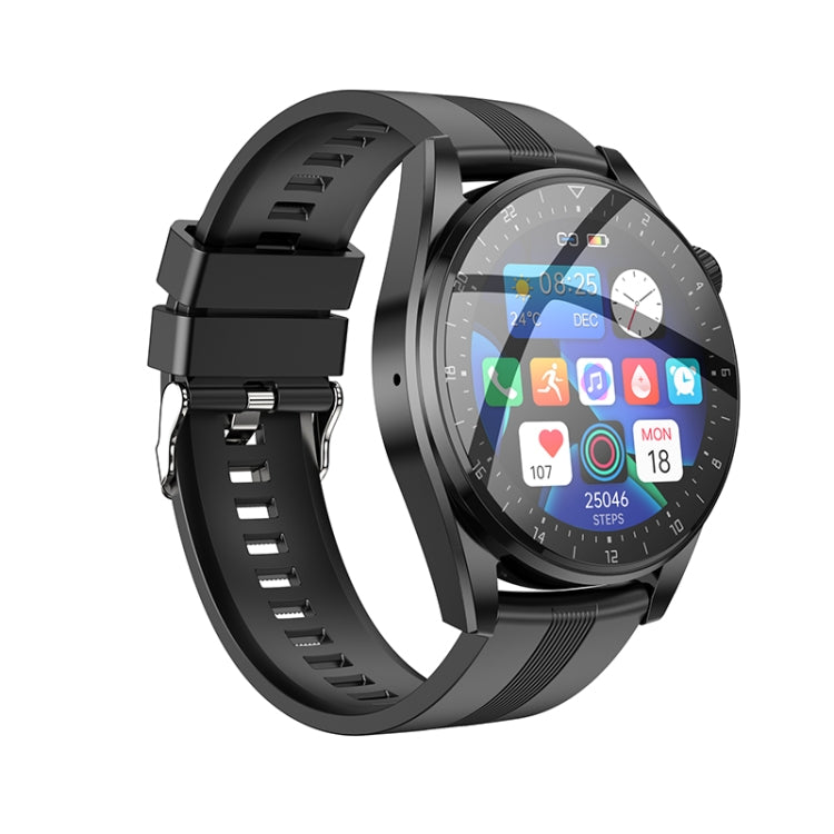 hoco Y9 1.36 inch TFT 2.5D HD Touch Screen IP68 Waterproof Smart Sports Watch, Call Version(Black)
