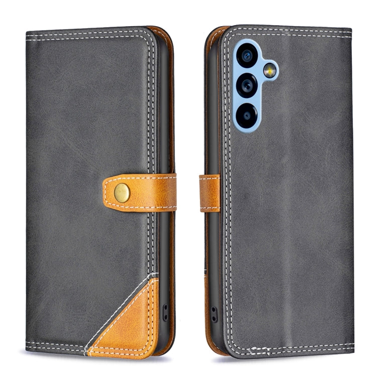 For Samsung Galaxy A54 5G Color Matching Double Sewing Thread Leather Phone Case
