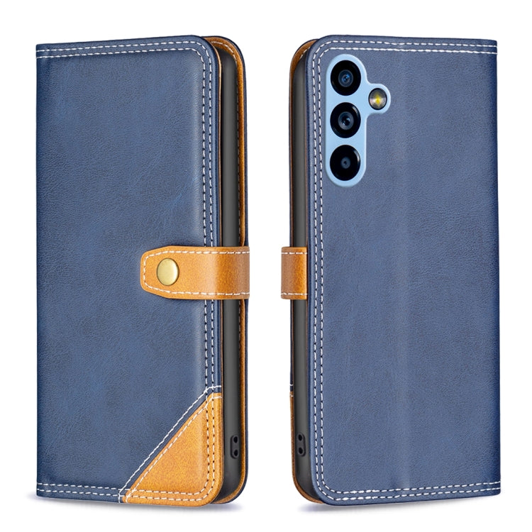 For Samsung Galaxy A54 5G Color Matching Double Sewing Thread Leather Phone Case