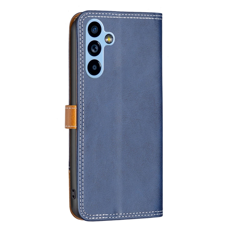 For Samsung Galaxy A54 5G Color Matching Double Sewing Thread Leather Phone Case