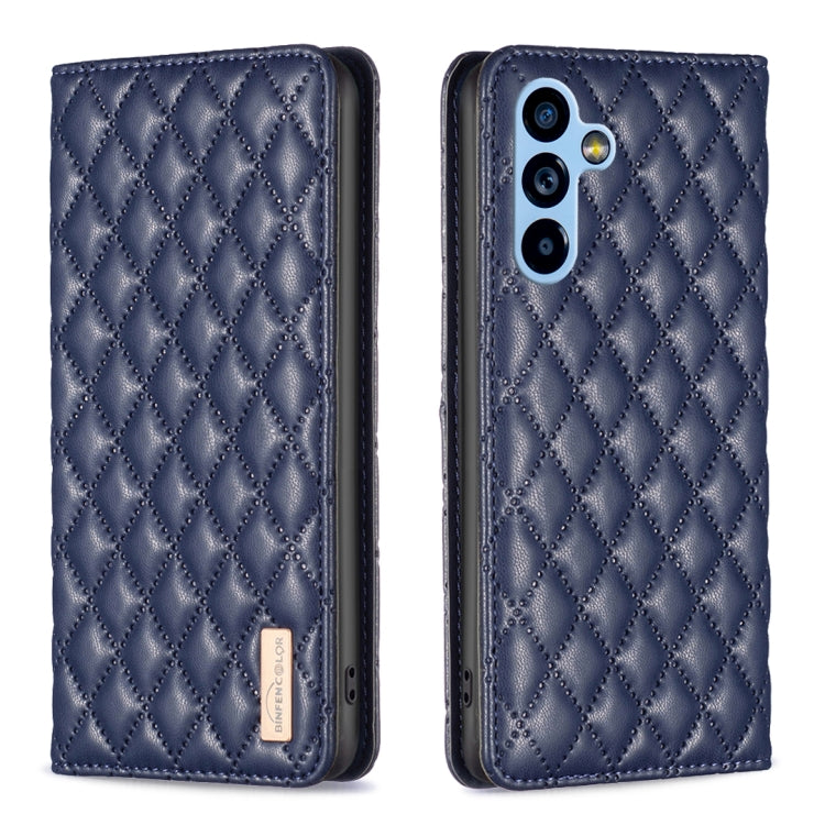 For Samsung Galaxy A54 5G Diamond Lattice Magnetic Leather Flip Phone Case
